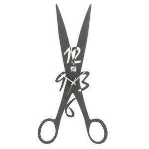 Forbice grande 028, Wall clock in the shape of scissors